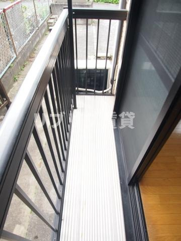 アルト弁天のバルコニー