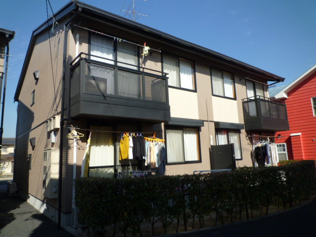 倉敷市酒津のアパートの外観