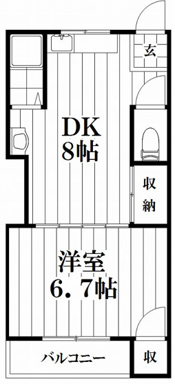 【間取り】 | 第一・第二川田マンション
