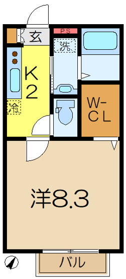 【間取り】 | サニーヒルズ２