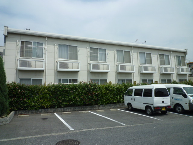 倉敷市浜ノ茶屋のアパートの外観