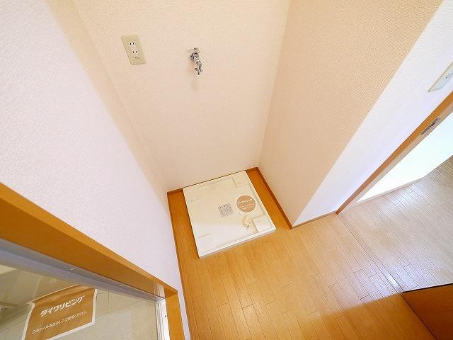 サンクコール朝和　A棟の設備|室内に洗濯機を置いていただけます