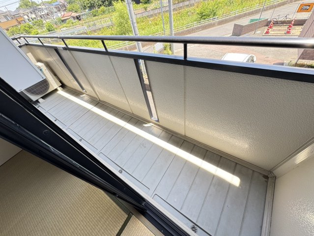 シャルマンハイツのバルコニー