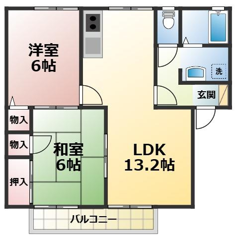 シャルマンハイツの間取り