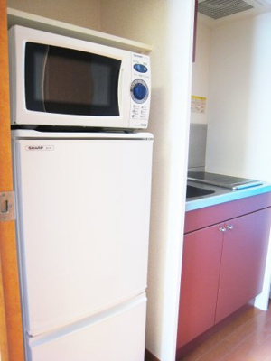 【キッチン】 | かすみ草 | 冷蔵庫、電子レンジ付