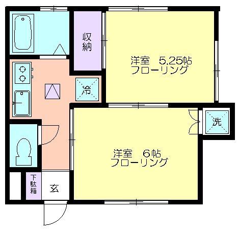 プチハウスの間取り