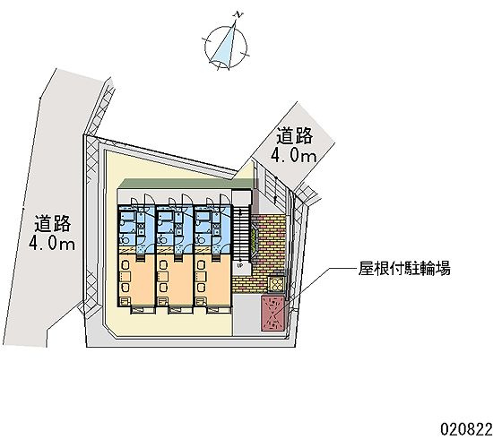 レオパレスエミの区画図