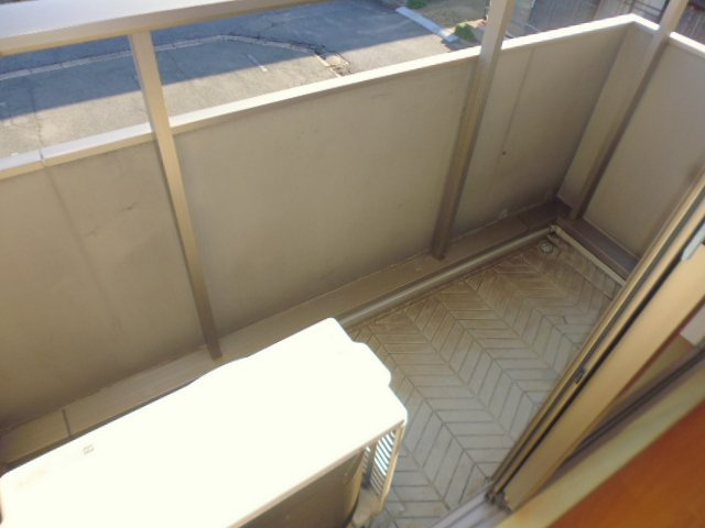 ディアコート　Ｂのバルコニー