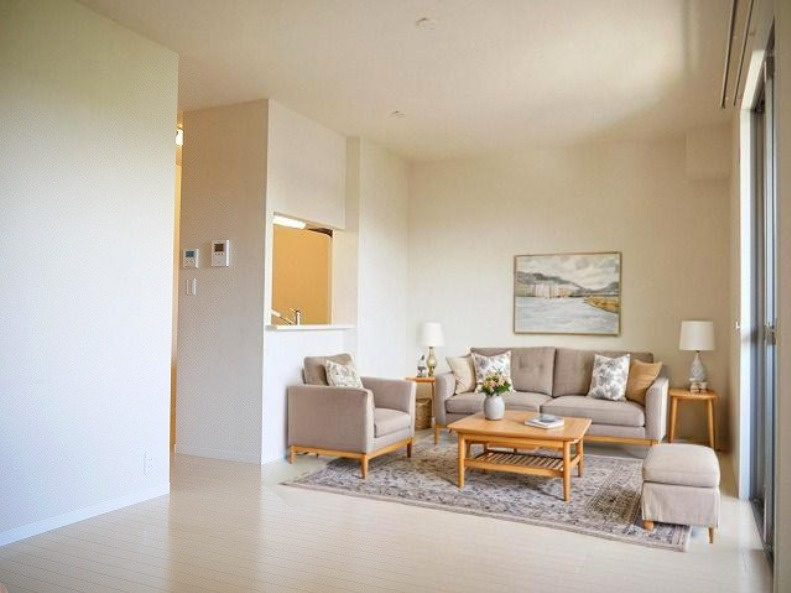 アズールＡ・Ｂの居間・リビング|CGで家具等を配置したもので家具等は含まれません