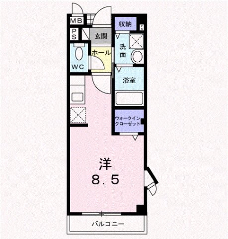 パークストリート１の間取り