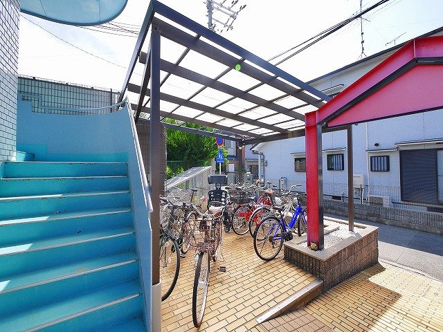 パシフィック郡山マンションのその他共用部分|駐輪場完備です