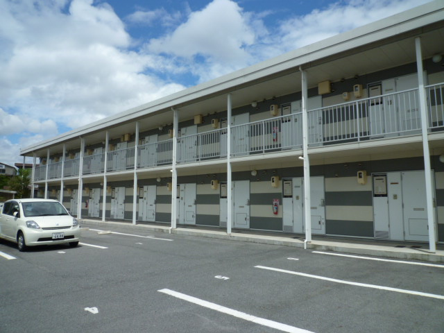 倉敷市茶屋町のアパートの外観