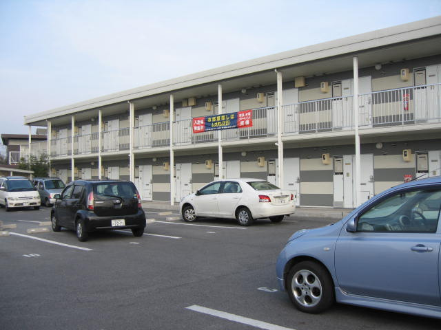 倉敷市茶屋町のアパートの外観
