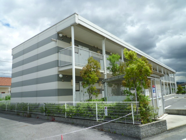 倉敷市茶屋町のアパートの外観