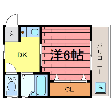【間取り】 | ハイツ堀口