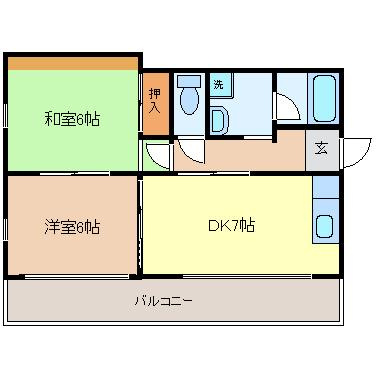 【間取り】 | 中崎西ハイツ
