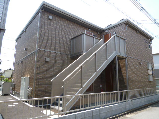 倉敷市中庄のアパートの外観