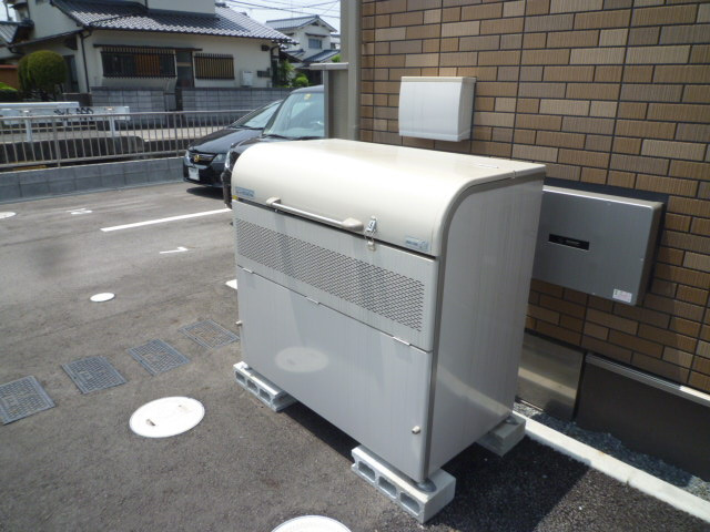 倉敷市中庄のアパートのその他共用部分|敷地内専用ゴミステーション
