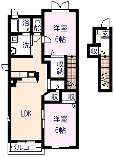 【間取り】 | コスモスA