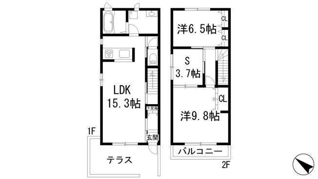 【間取り】 | サンバレーウエスト御殿山