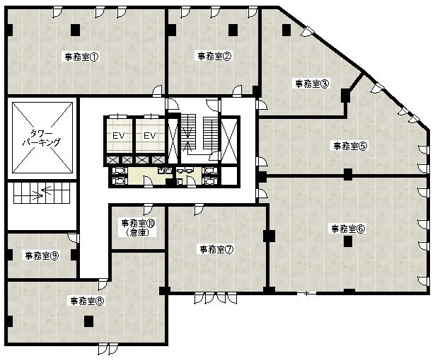 【間取り】 | 新大阪第２日大ビル