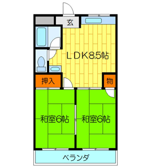 【間取り】 | 吉元マンション