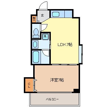 【間取り】 | 晋栄一番館
