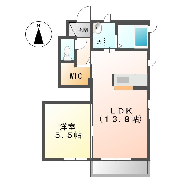 フォルテAの間取り