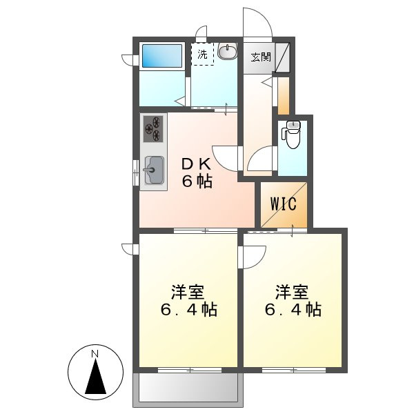 イデアルメゾンＡの間取り
