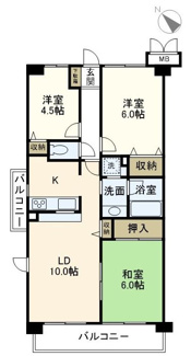 【間取り】 | モアステージ戸塚（モアステージトツカ）