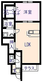 【間取り】 | アルルⅠ番館
