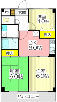 【間取り】 | マグノリアハイツ | 間取り