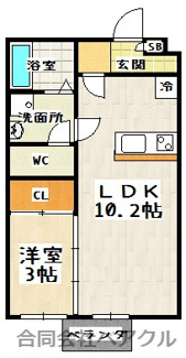 【間取り】 | アーバンスクェアⅠ