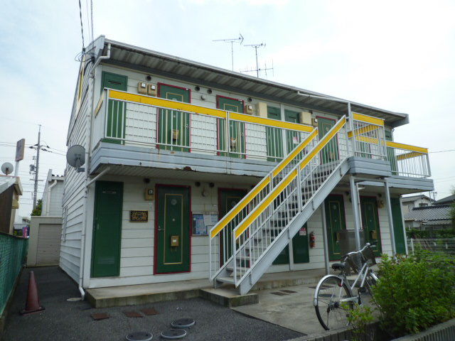 倉敷市川入のアパートの外観