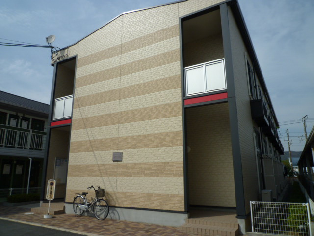 倉敷市中庄のアパートの外観