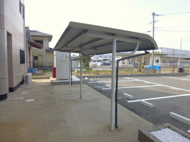 倉敷市真備町有井のアパートのその他共用部分|自転車置き場