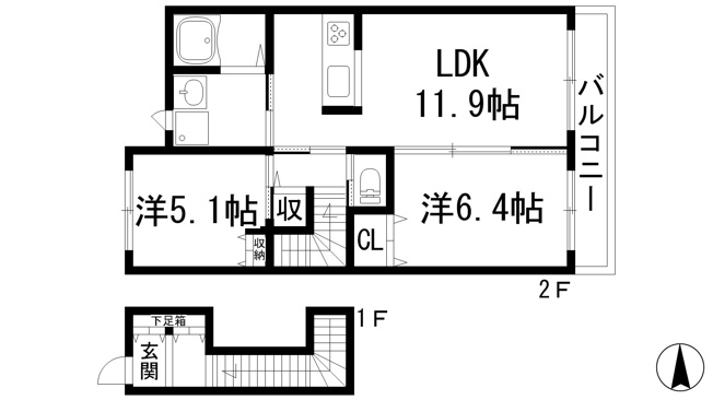 【間取り】 | アミコート小林
