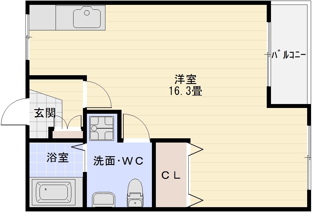 Casa de la J(カサデラジェイ)の間取り|藤井寺市　道明寺駅　土師ノ里駅