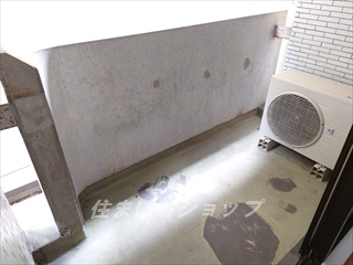 広島市安佐北区口田４丁目の賃貸マンションのバルコニー