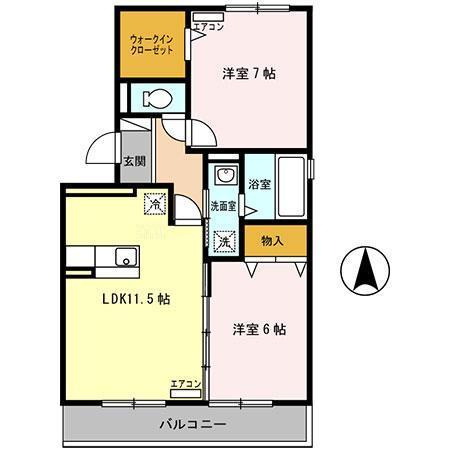 シャールポンドⅤの間取り