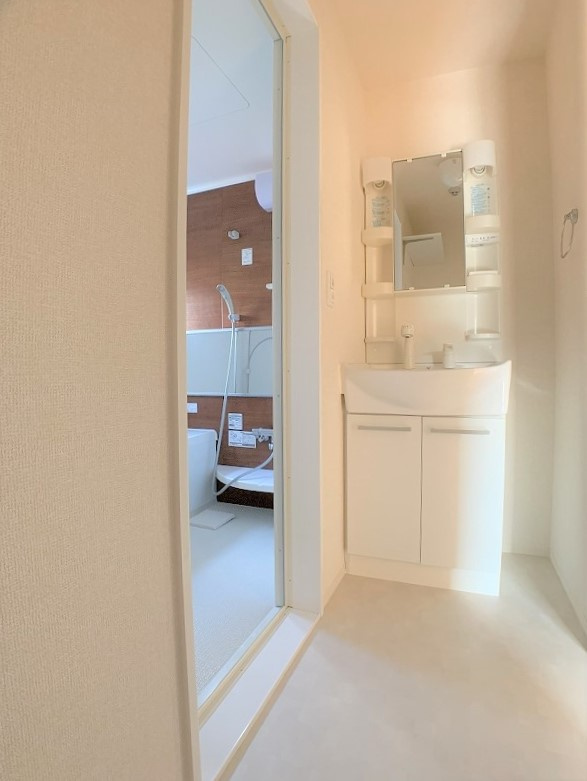 シャールポンドⅤの独立洗面台