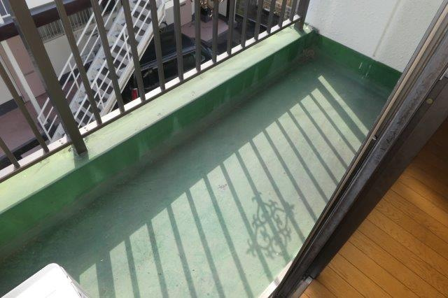 野田マンションＤのバルコニー