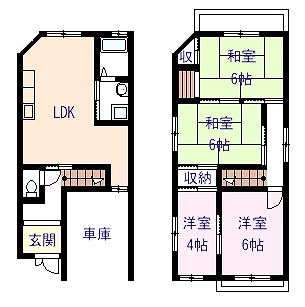 【間取り】 | 春木南浜町林様邸貸家