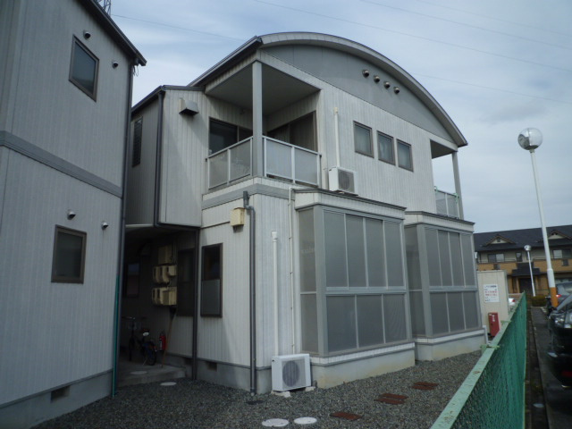 倉敷市老松町５丁目のアパートの外観