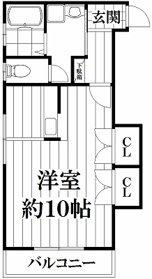 【間取り】 | ルシャナコート１
