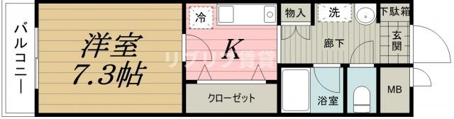 本町アンディの間取り
