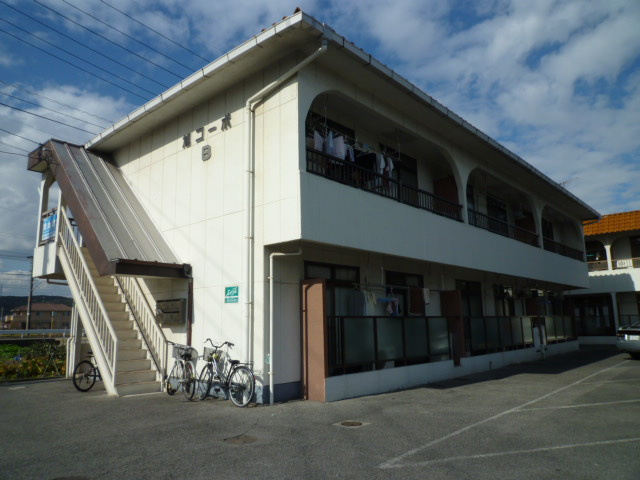 倉敷市川入のアパートの外観