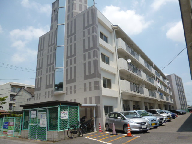 倉敷市松島の賃貸マンションの外観