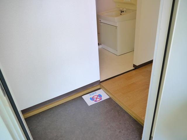 グリーンコーポ　Ａ・Ｂの玄関|毎日通る玄関はこちらです