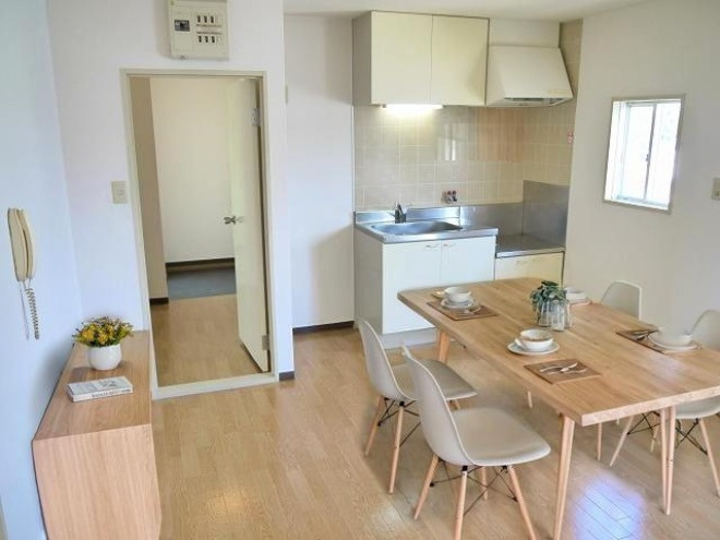 グリーンコーポ　Ａ・Ｂの居間・リビング|CGで家具等を配置したもので家具等は含まれません